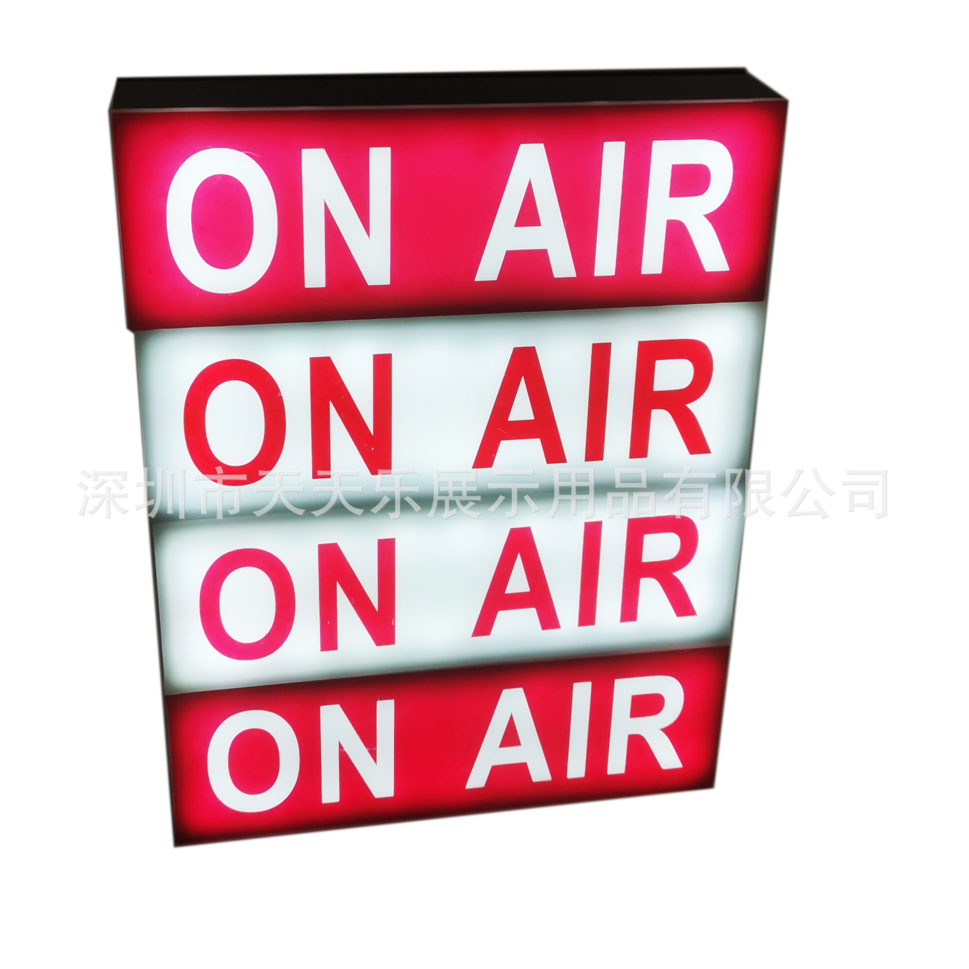 Live on Air Light Sign Rechargeable Acrylic Light Box Led Light Box Desktop Ogo Light Box Square Column Light Box