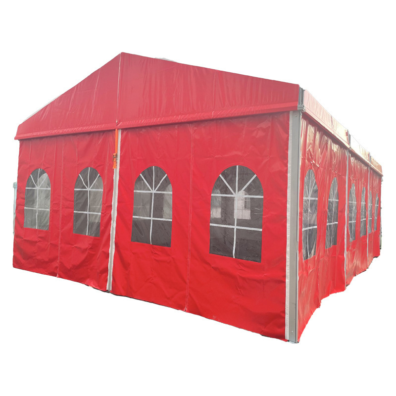 Aluminum Alloy Wedding Tent Hotel-Style Rural Wind-Resistant Herringbone Ceiling Festive European-Style Outdoor Wedding Greenhouse