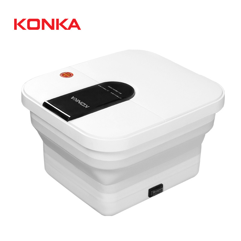 Konka Foot Bucket Household Automatic Heating Foot Bath Foldable Portable Constant Temperature Massage Foot Bath Bucket for Gift