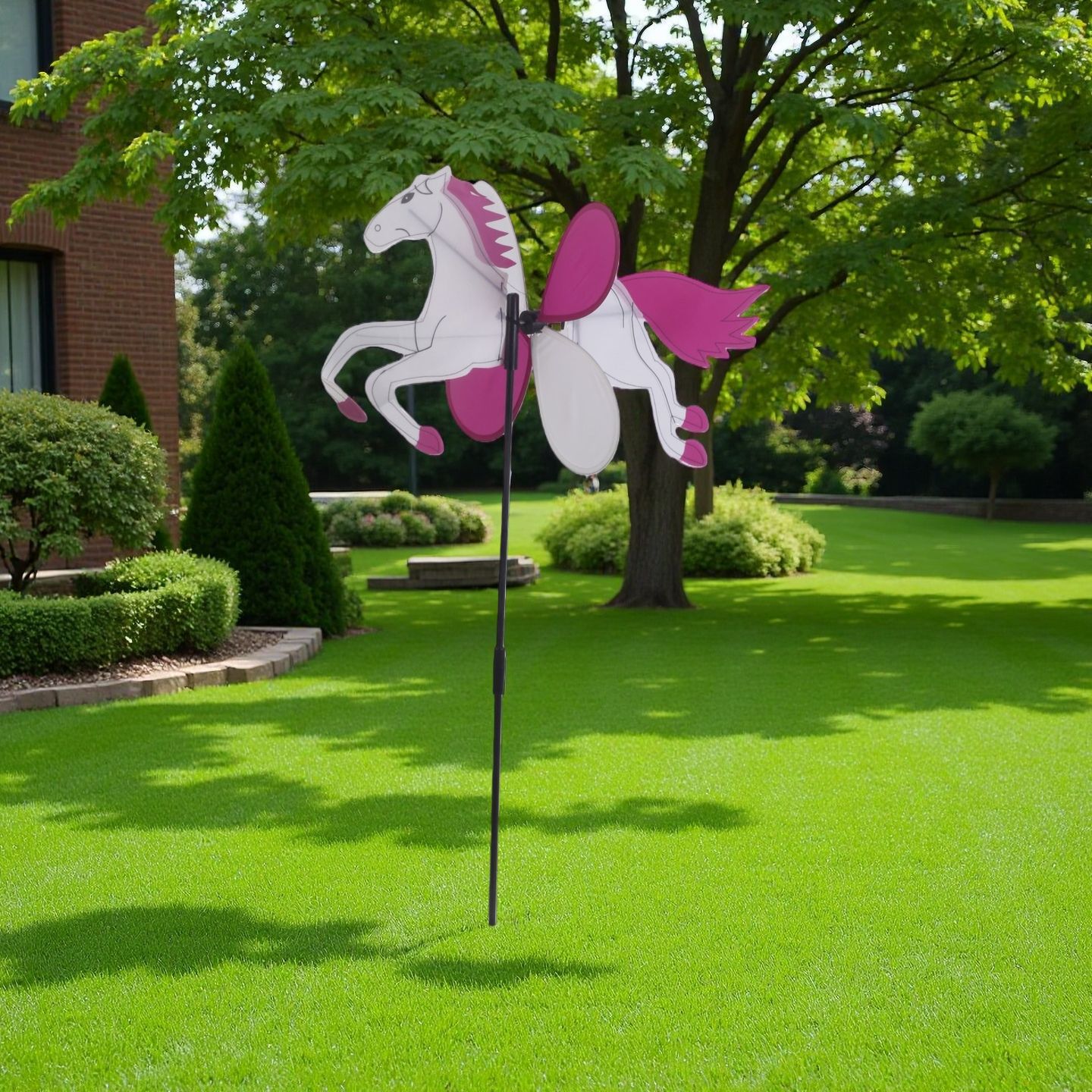 Детские игрушки с уличного прилавка, год лошади, ткань, трехмерный ветерок, уличное украшение, цветное, оптовая распродажа