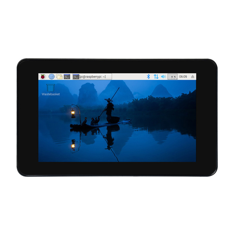 Weixue Raspberry Pi 4Th Generation 7-Inch 800×480 Pixel Capacitive Touch Screen Dsi Communication 5-Point Touch