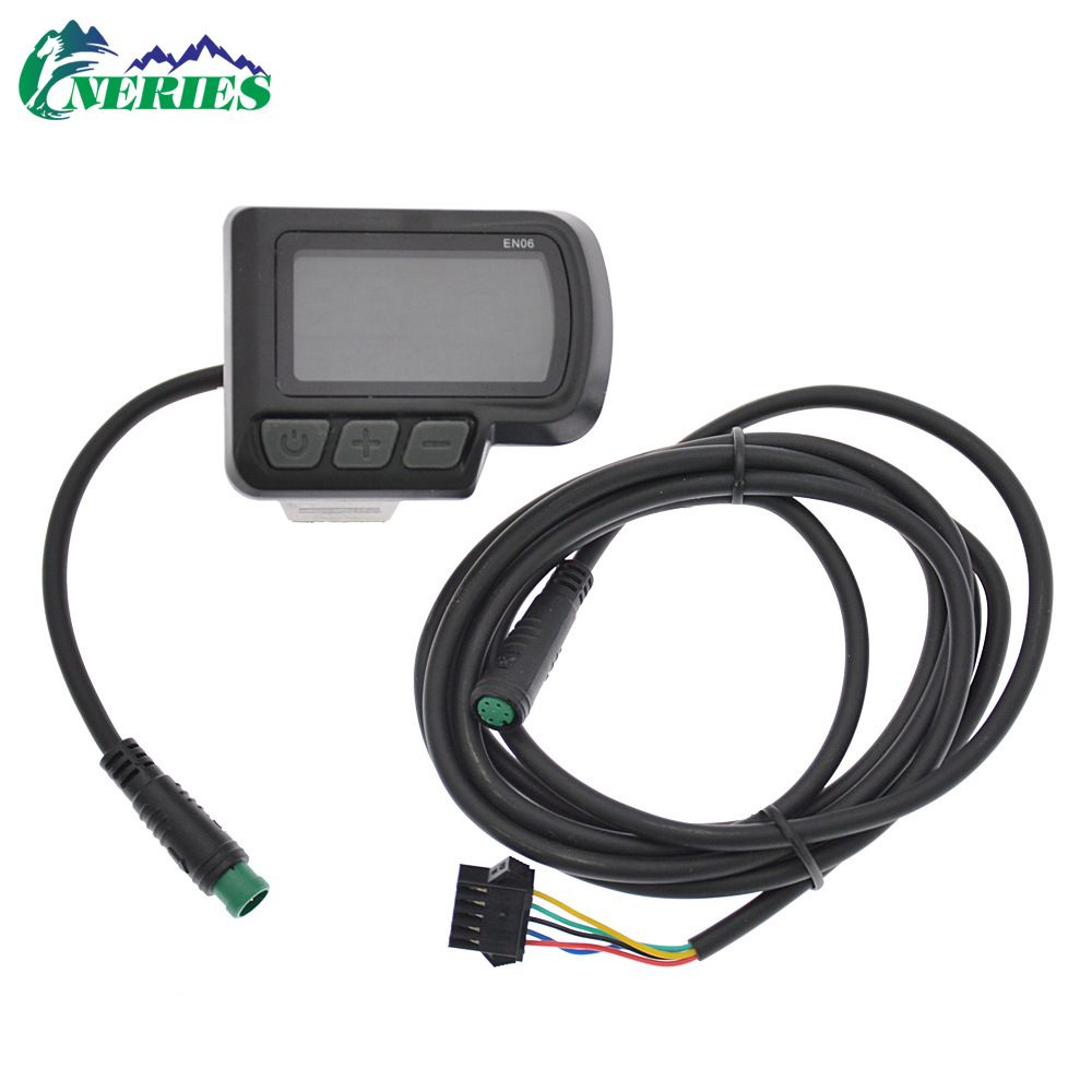 Electric Bicycle En06 Smart Lcd Instrument Mountain Bike Scooter Lcd Display Waterproof Line 5 Core Wiring