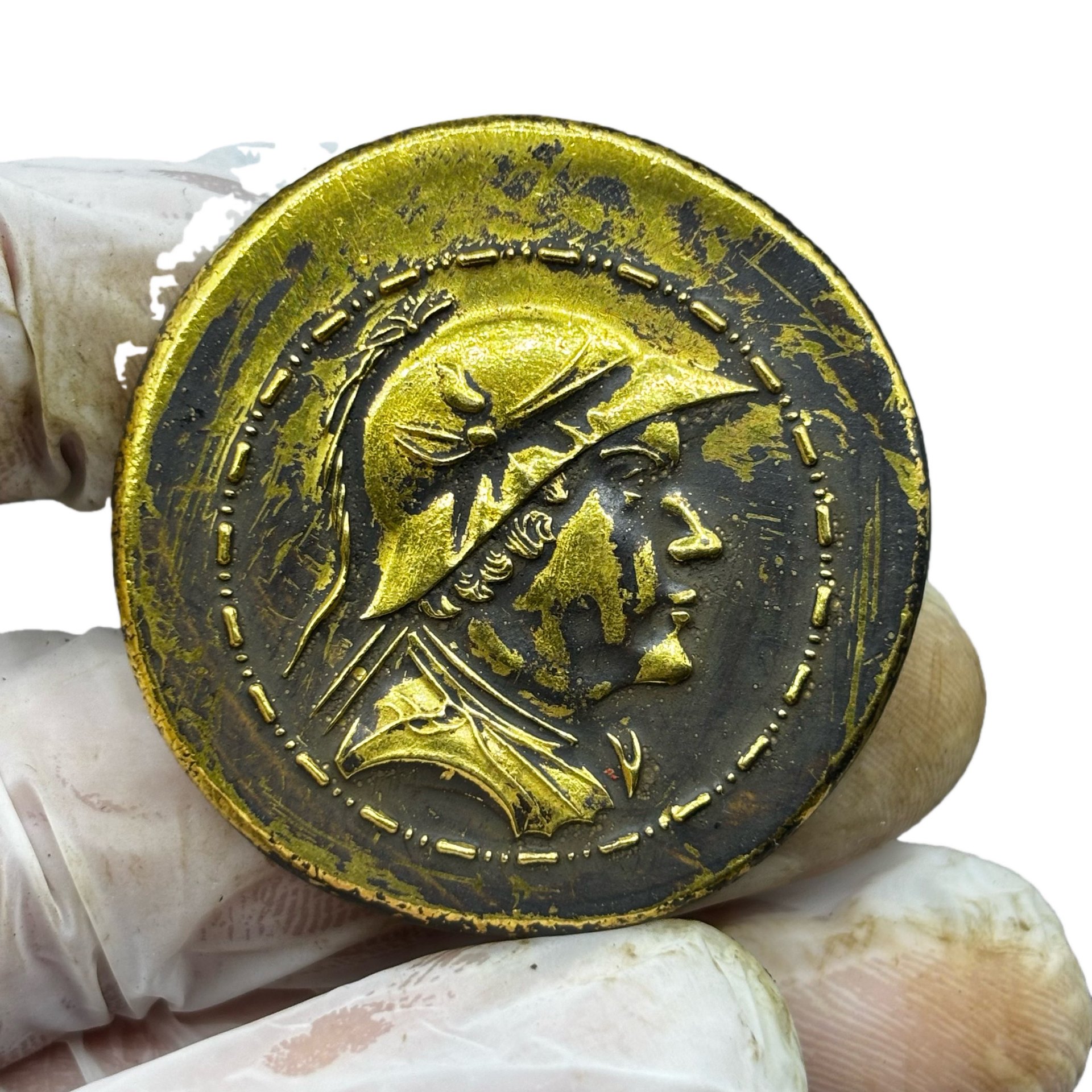 Антикварные золотые монеты, сплошные позолоченные монеты, изделия ручной работы, древнеримские монеты, коллекционные украшения, изысканные и тонкие