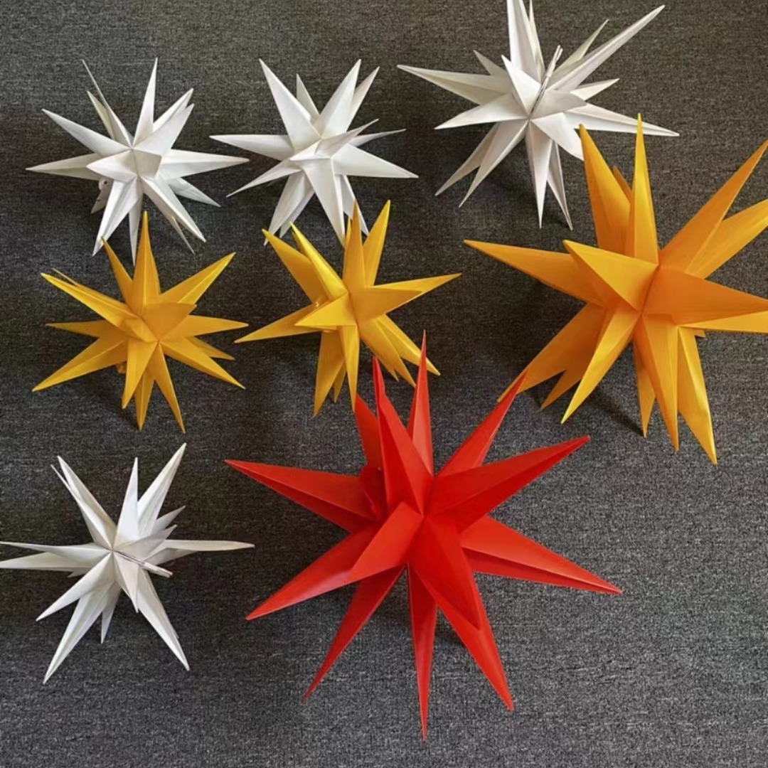 Cross-border Explosion LED Explosion Star Five-pointed Star Children Christmas Accessories Decoration