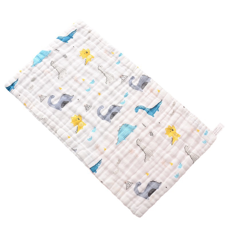 Carefully Selected Cotton Gauze Kidsren's Face Washcloth, Absorbent, Durable and Soft, Six-Layer High-Density Printed Gauze for Newborns