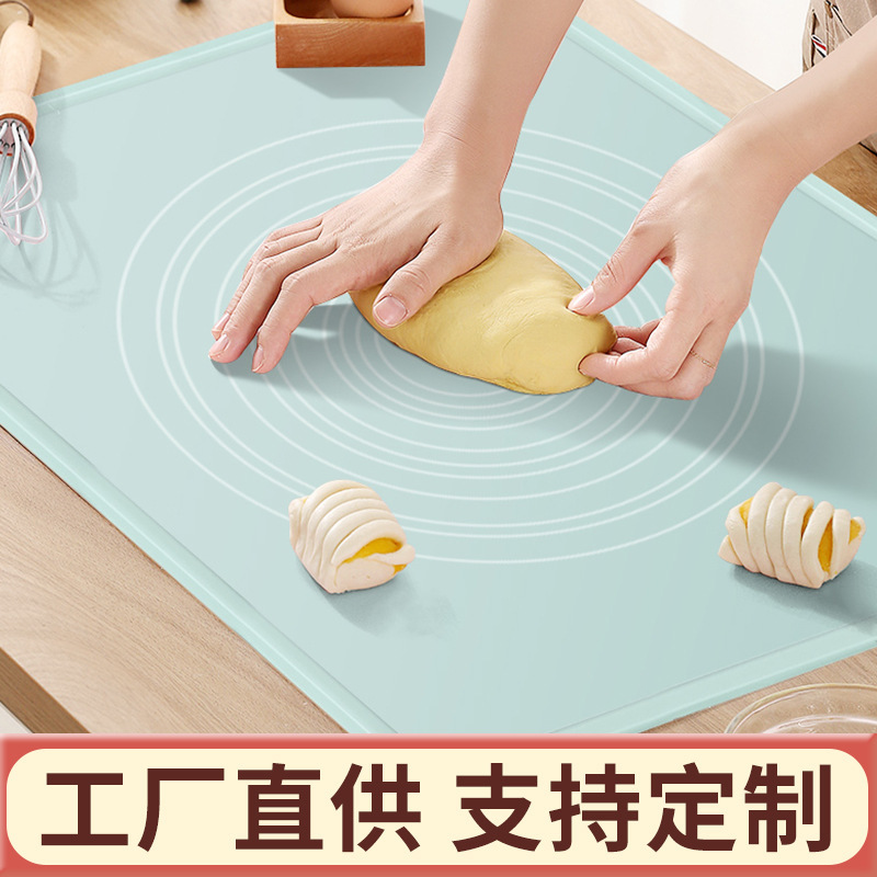 Кулинарные инструменты, силиконовый коврик для замешивания теста, утолщенный, не липкий, с масштабом, для домашнего использования