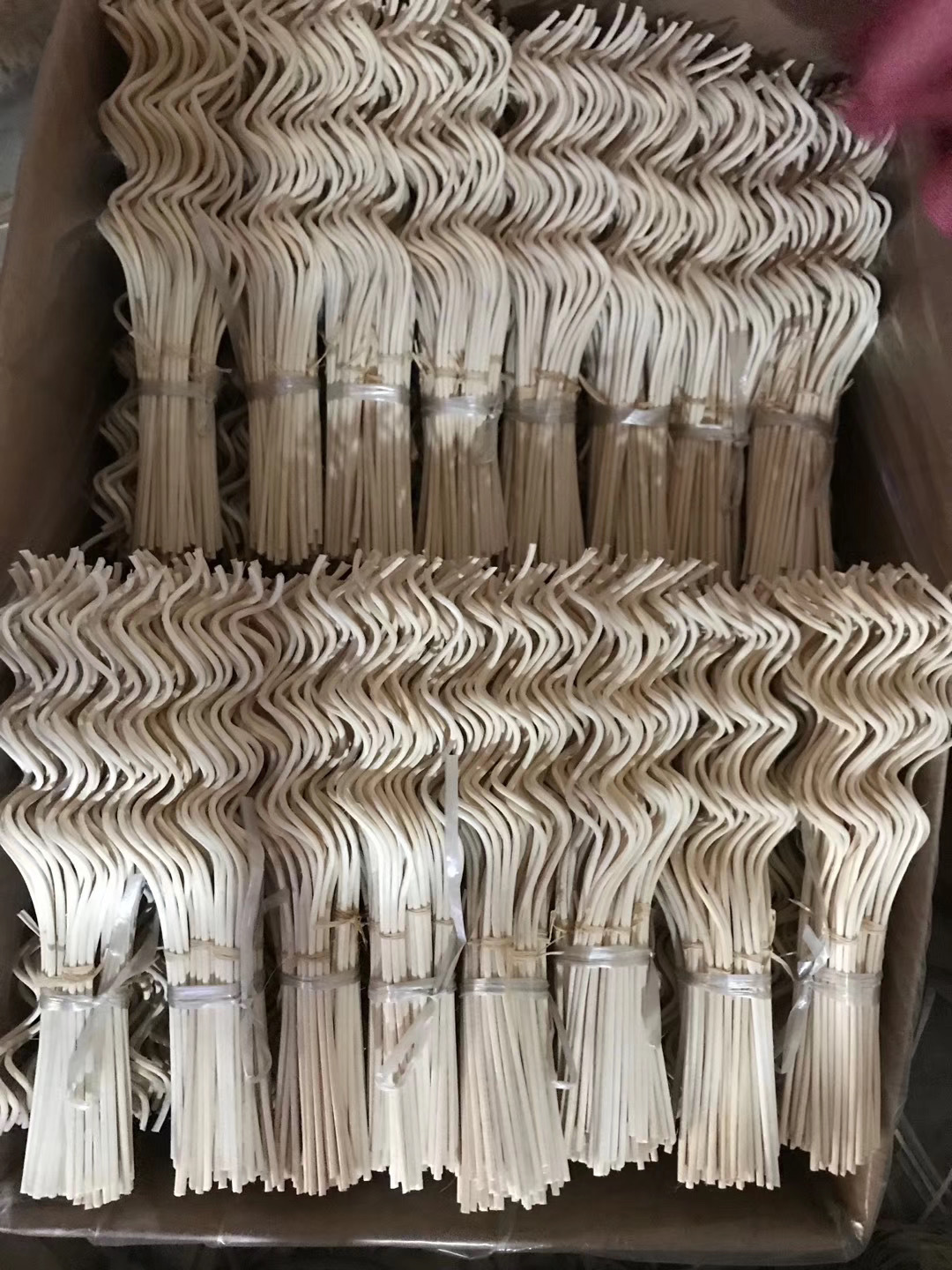 Раттановая аромотерапевтическая летучая палочка, артефакт для отпугивания комаров, аромапалочка, аксессуары из сушеных цветов, натуральный цвет, изогнутый раттан