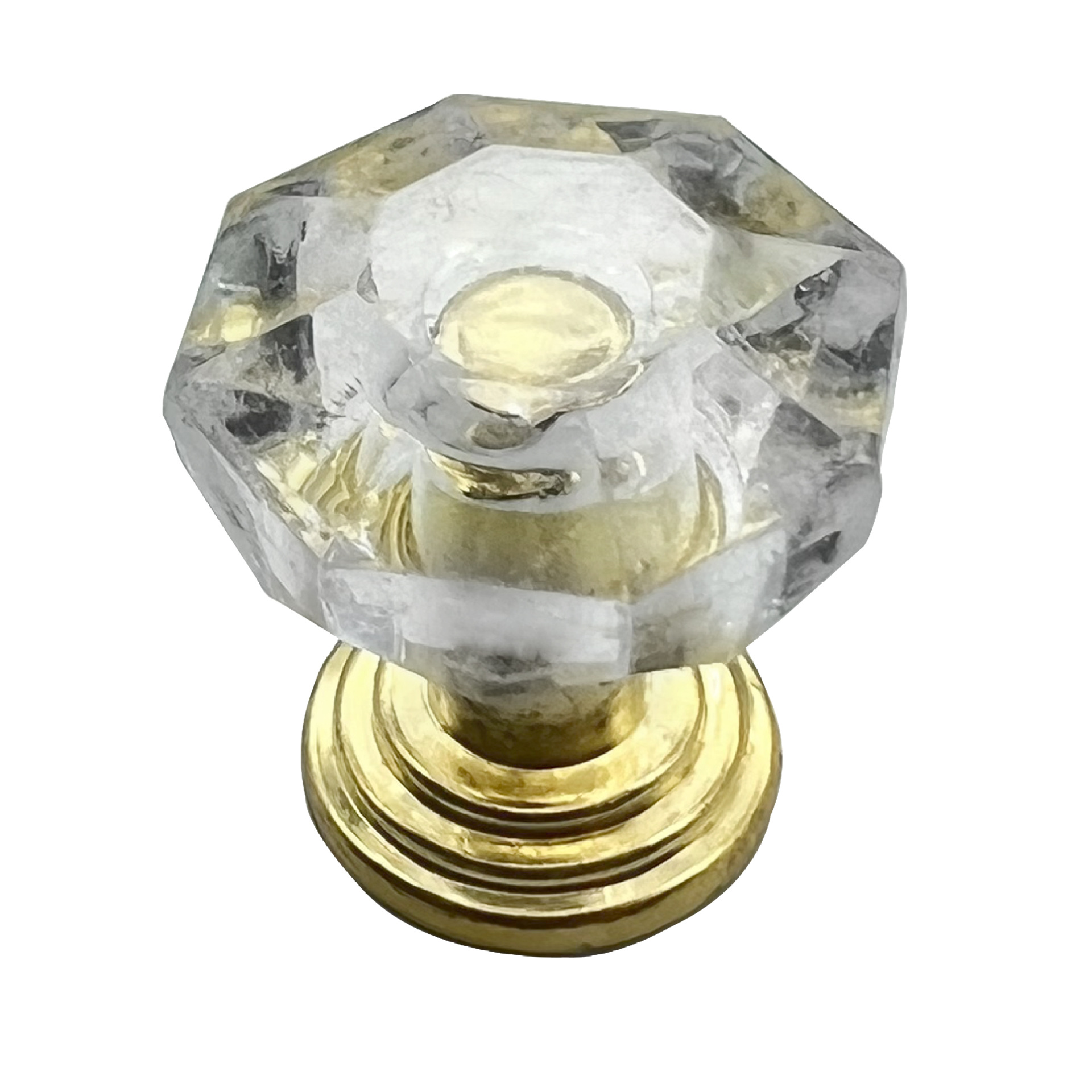 Transparent Acrylic Plastic Single Hole Crystal Handle Drawer Furniture Transparent Crystal Handle