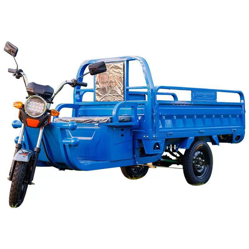 Electric Tricycle Truck for Cargo Transport, King of Cargo Hauling, Agricultural Electric Battery for Market Stalls, Mountainous Area Freight Climbing, New Advanced Model
