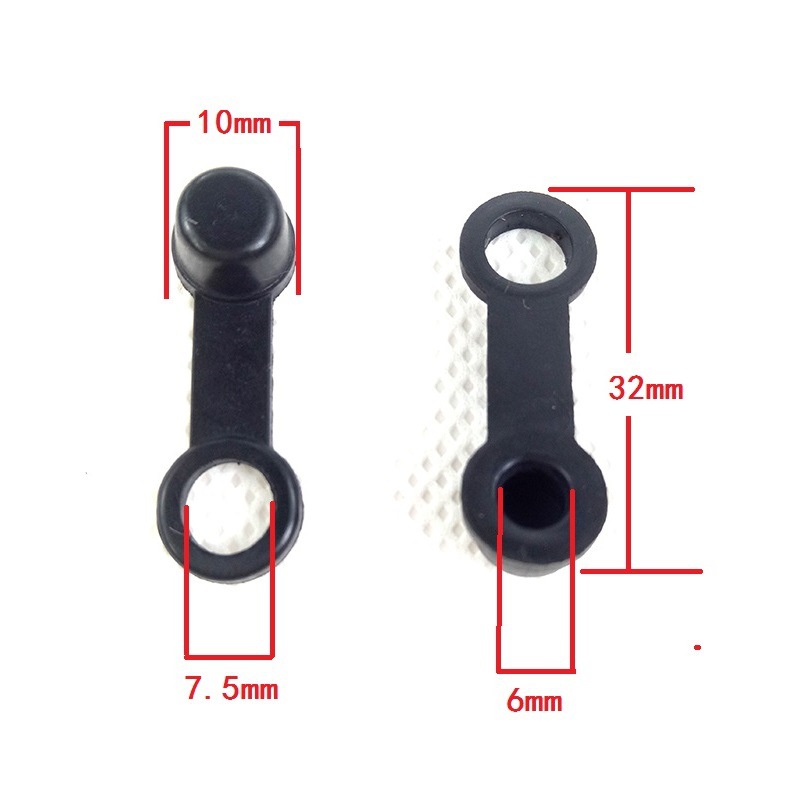 Motorcycle modified disc brake pump lower pump sub-pump special exhaust oil drain screw screw dustproof rubber cap
