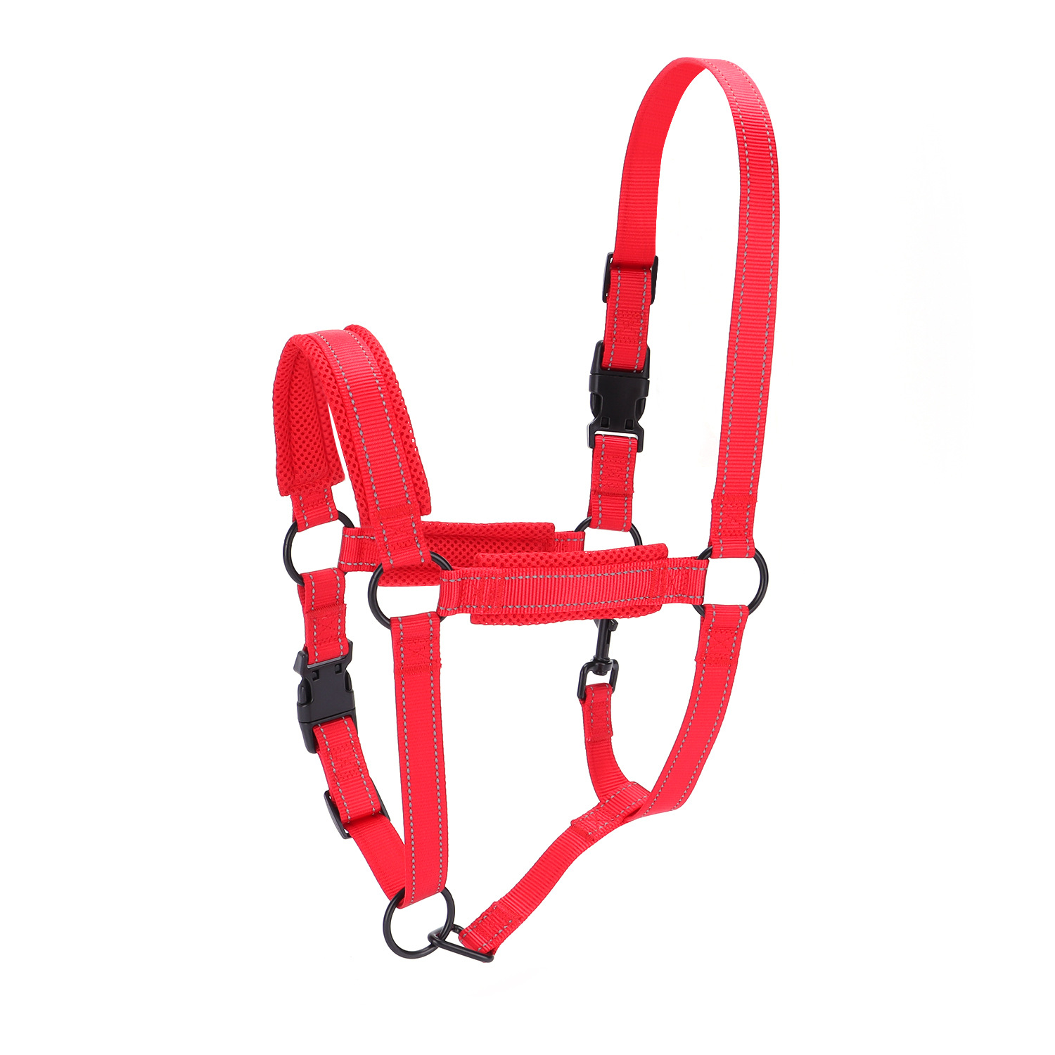 Amazon new horse bridle equestrian supplies reflective silk nylon horse bridle equestrian tools factory supply wholesale