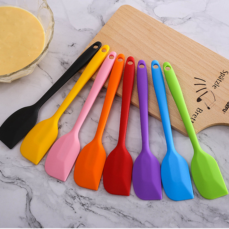 Силиконовый прозрачный скребок, кремовый скребок, инструменты для выпечки, малый и большой скребок для тортов, кухонные принадлежности для выпечки
