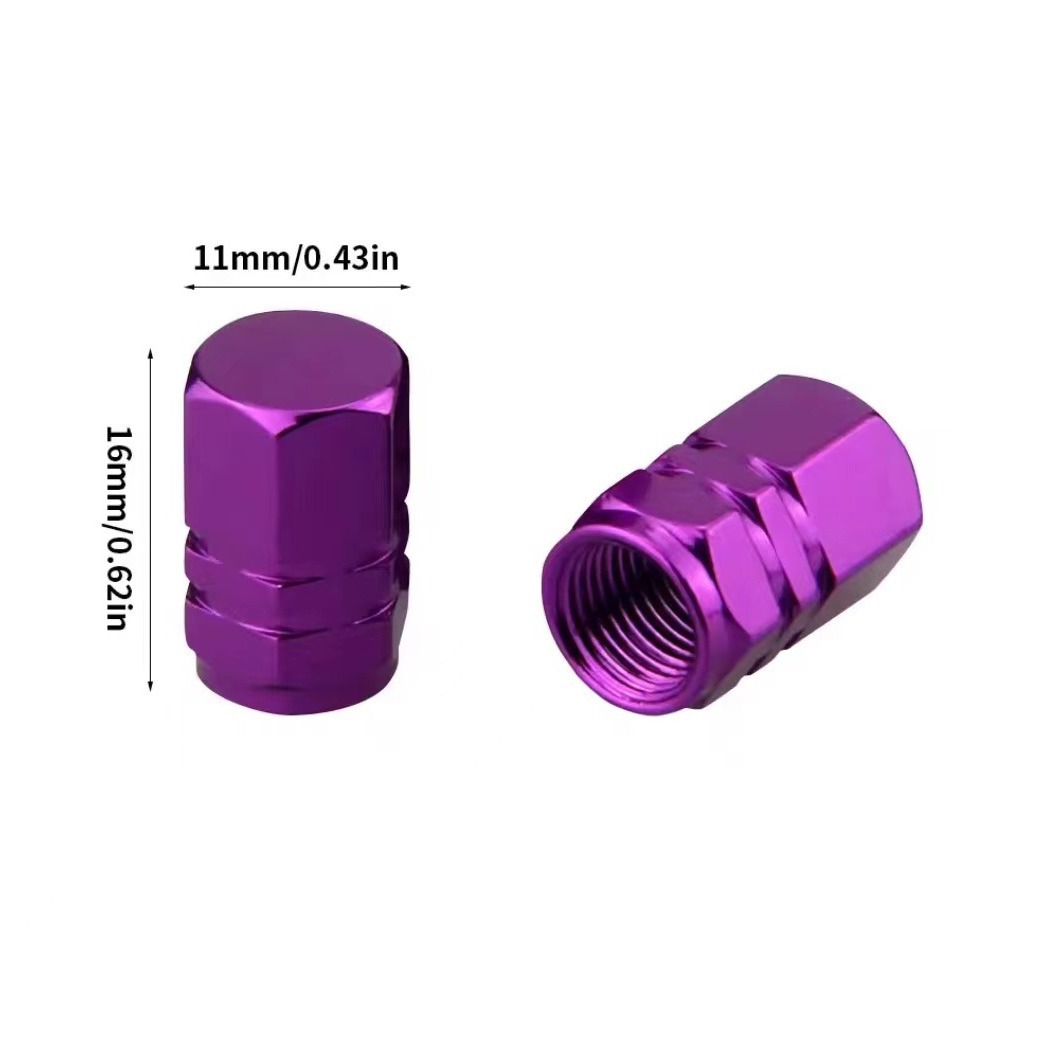 Automobile tire valve cap aluminum alloy explosion-proof valve cap valve core cover motorcycle valve cap tire universal