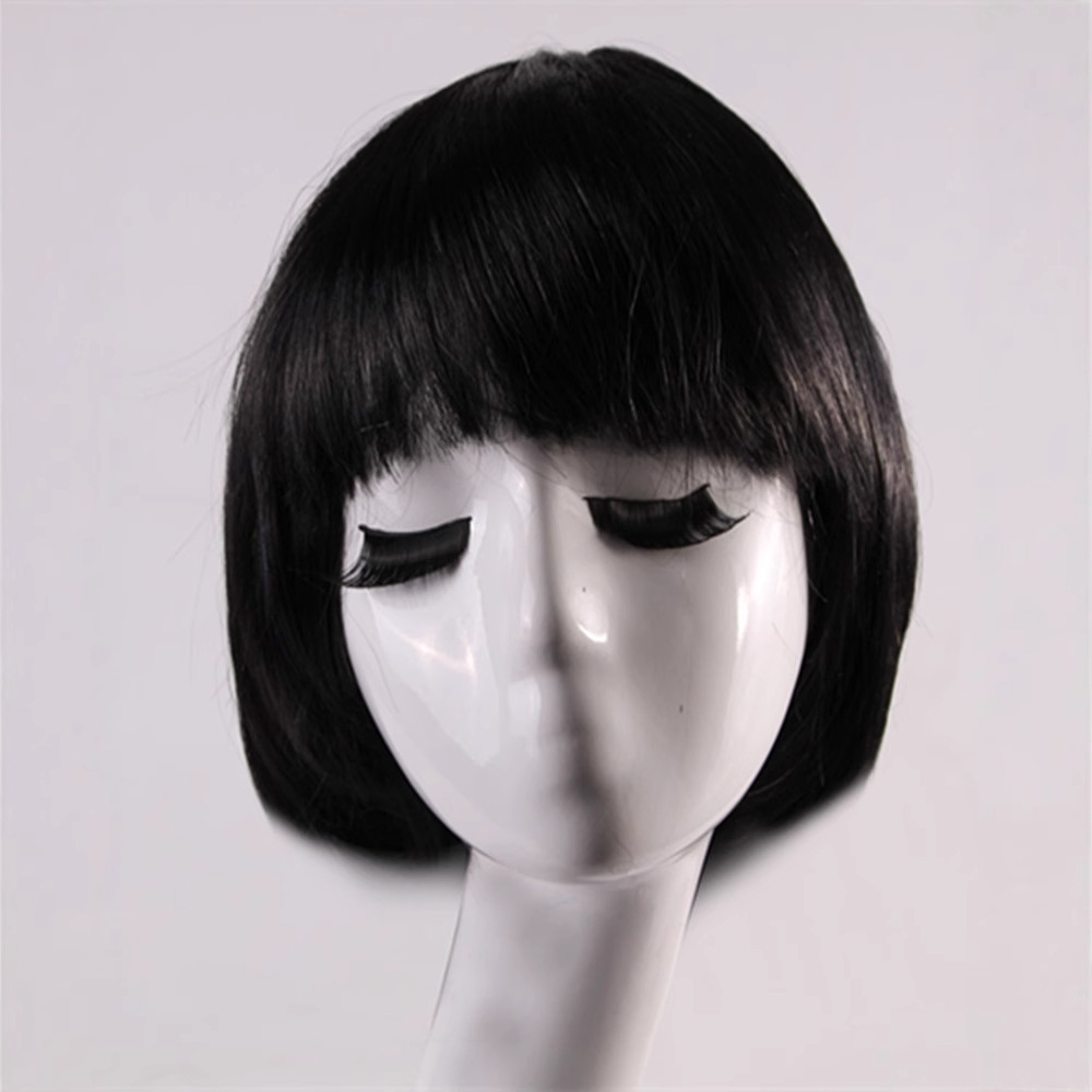 Cross-border direct selling color student wig BOB0 head party supplies dress up student head short wig manufacturers wholesale
