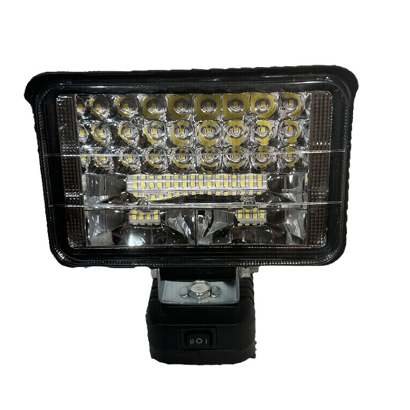 Multifunctional rechargeable LED lamp lithium flood lamp work lamp lighting emergency lamp dual USB mobile phone charging