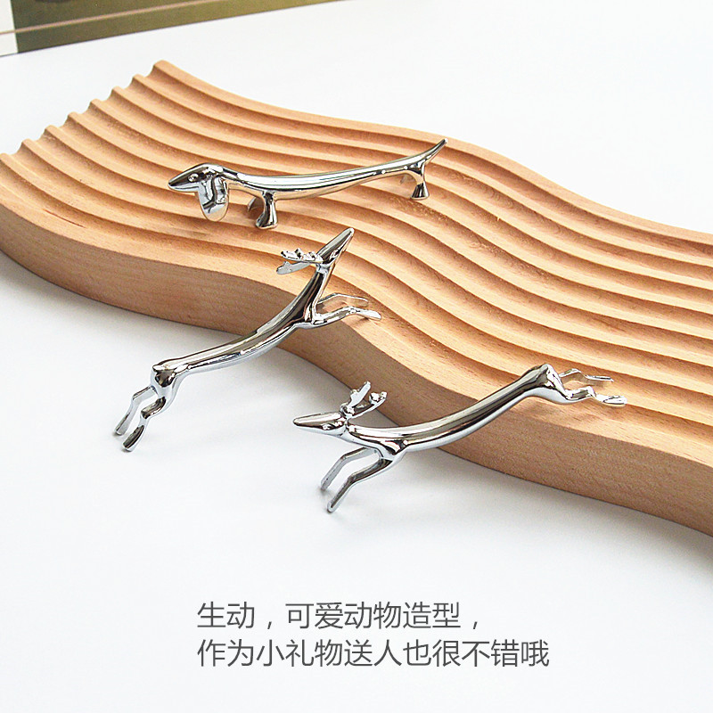 High-Looking Cartoon Chopstick Holder, Household Stainless Steel Knife and Fork Holder, Creative Hotel Ornaments Cross-Border Set