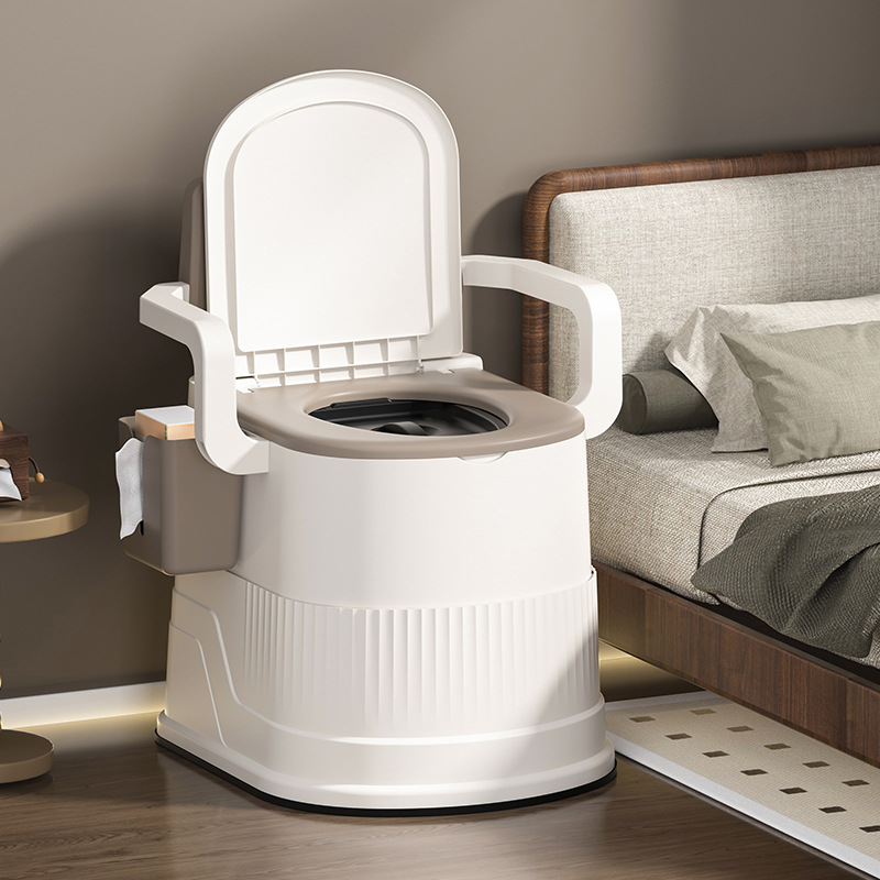 Мобильное туалетное сиденье для пожилых людей, прочный туалет для беременных, портативный домашний спитон, ведро для мочи для взрослых