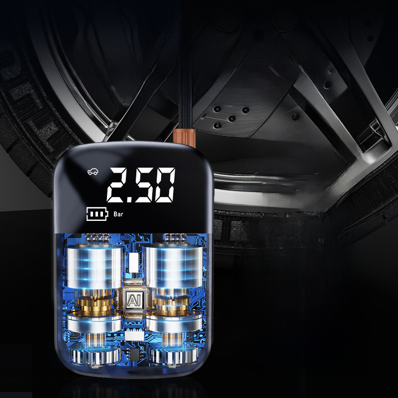 Car Air Pump, Electric Car Air Pump, Automatic Start-Stop Car Air Pump, Car Tire Air Pump