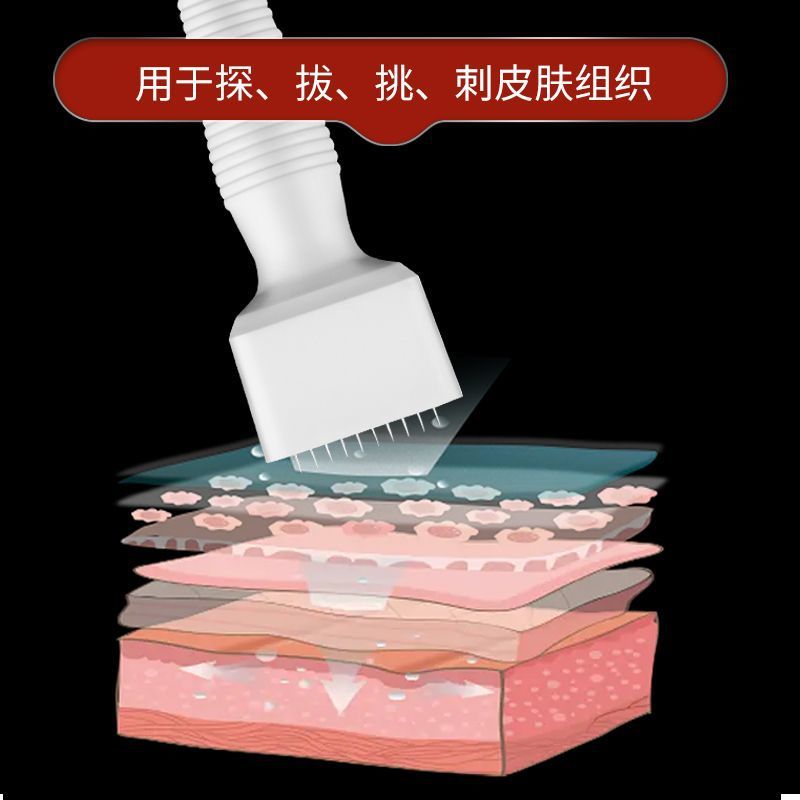 Medical Skin Puncture Needle Adjustable Stamp Roller Needle Seal Microneedle Scalp Non-Hair Growth Minol Applicator