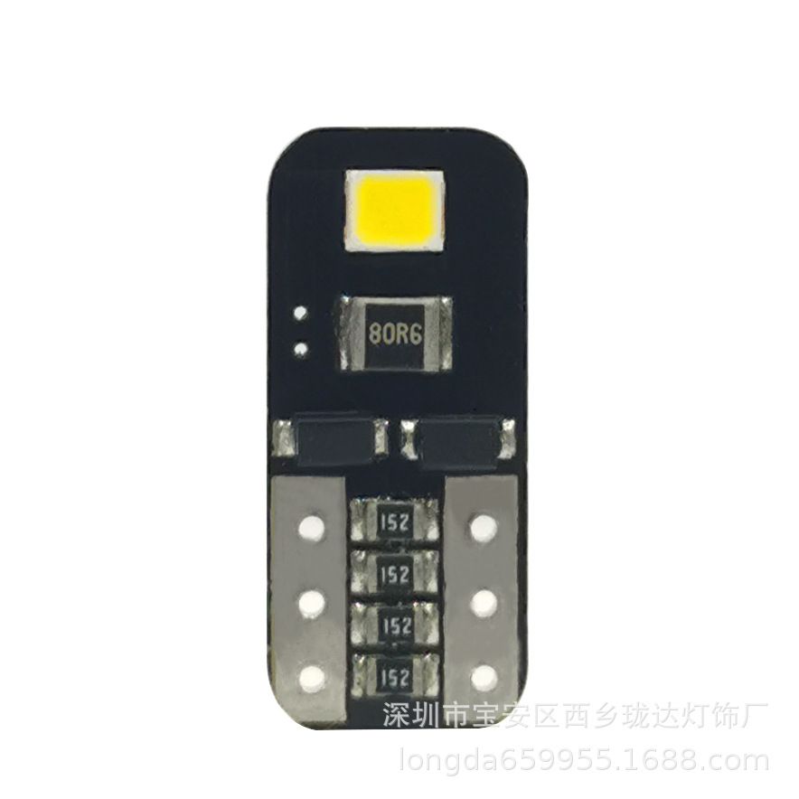 Cross-border LED car light T10 W5W width indicator light 2835-2 light decoding license plate light reading light Canbus