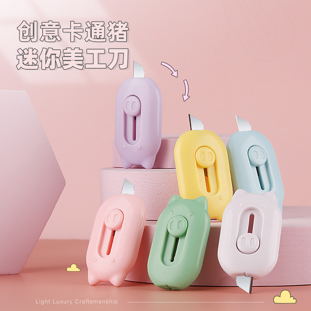 креативный мини-картонный универсальный нож удобный и высококачественный самодельный нож для бумаги офисный экспресс-нож для коробок оптом