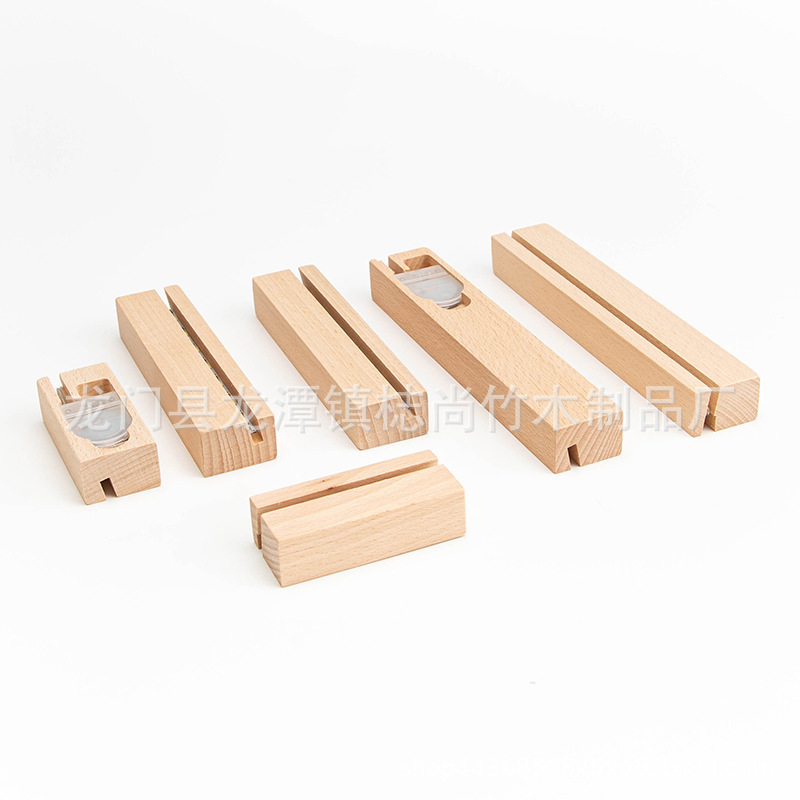 in stock Solid Wood Luminous Base 2032 Button Battery Base Acrylic Photo Ornaments Beech Night Light