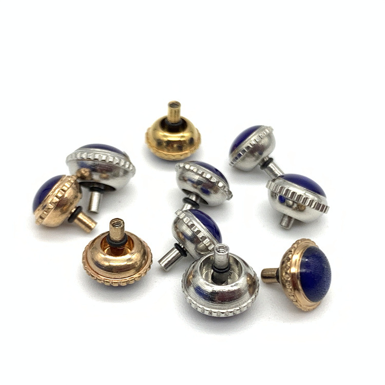 Аксессуары для часов, замена, синяя воздушная коронка, длинная трубка, короткая трубка, коронка, саморегулирующаяся ручка времени