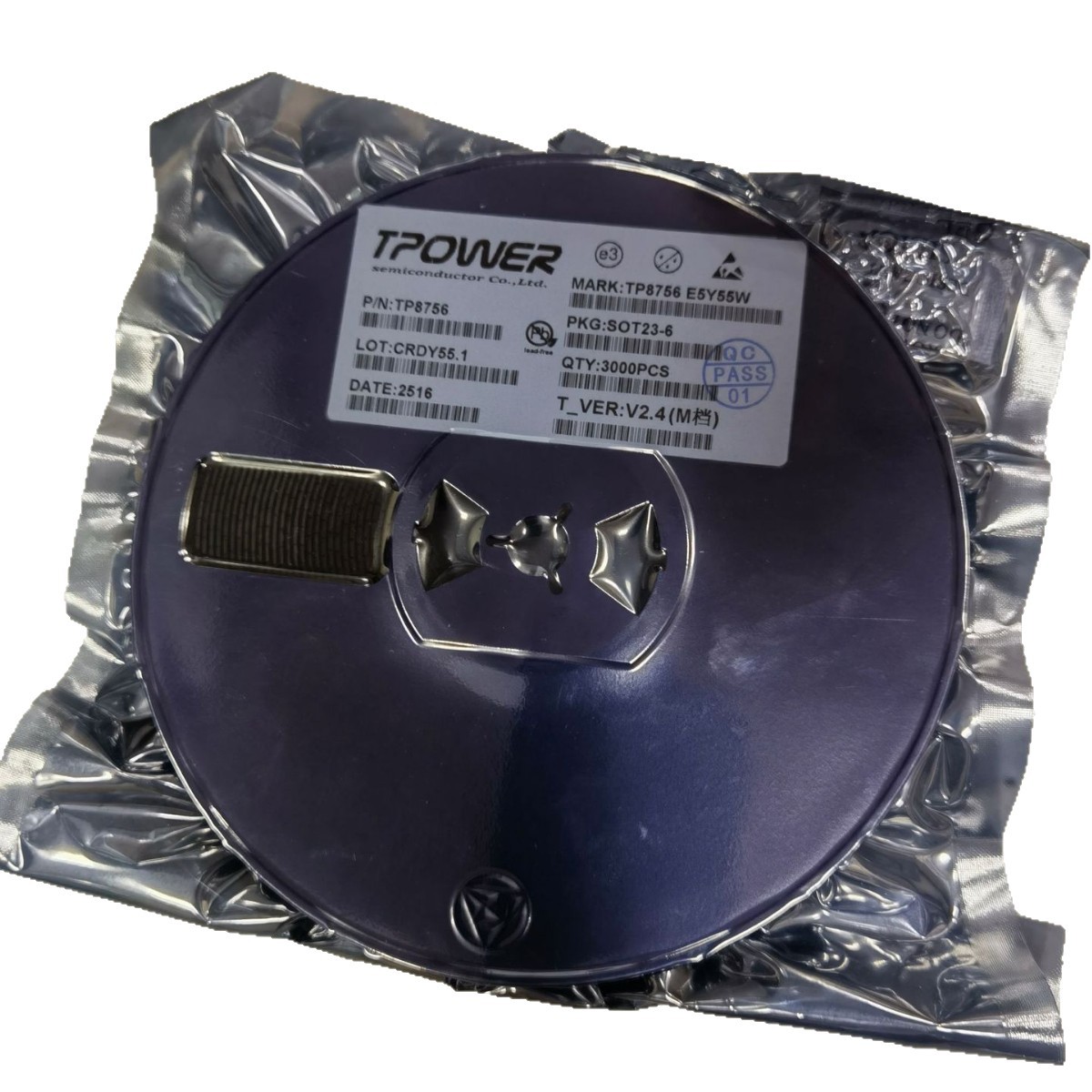 Led Step-Down Constant Current Driver Tp8756 Sot23-6L External Mos Average Current Type