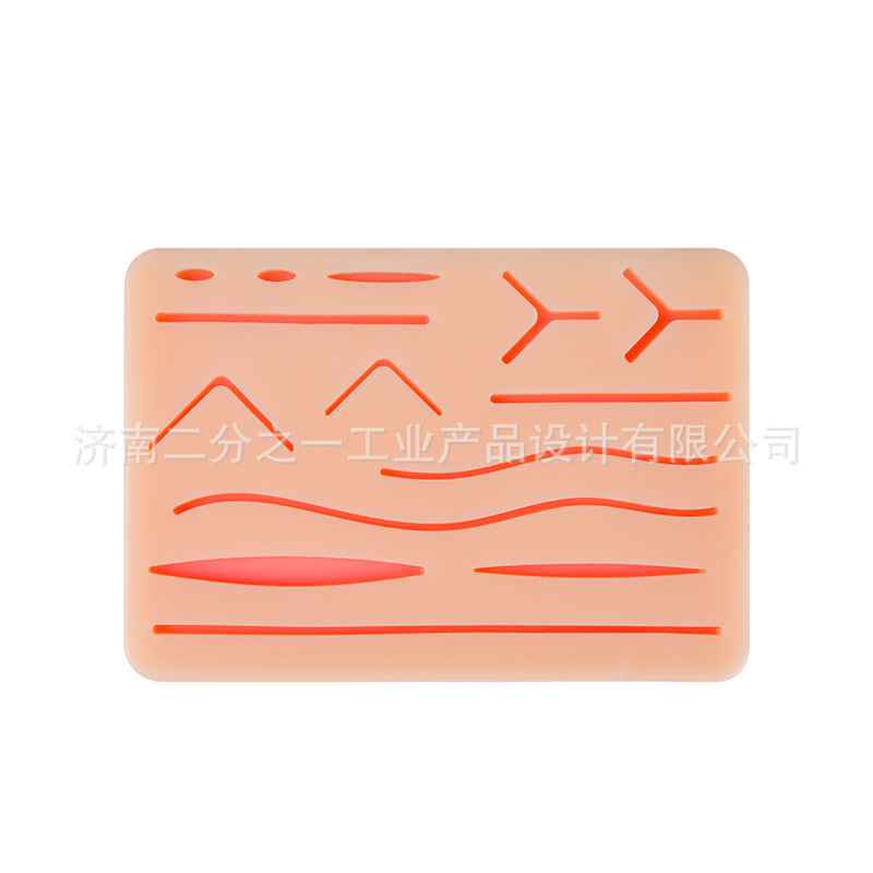 Surgical Suture Practice Model Multi-Wound Suture Skin Module Surgical Practice Fake Leather Silicone Model Export Model