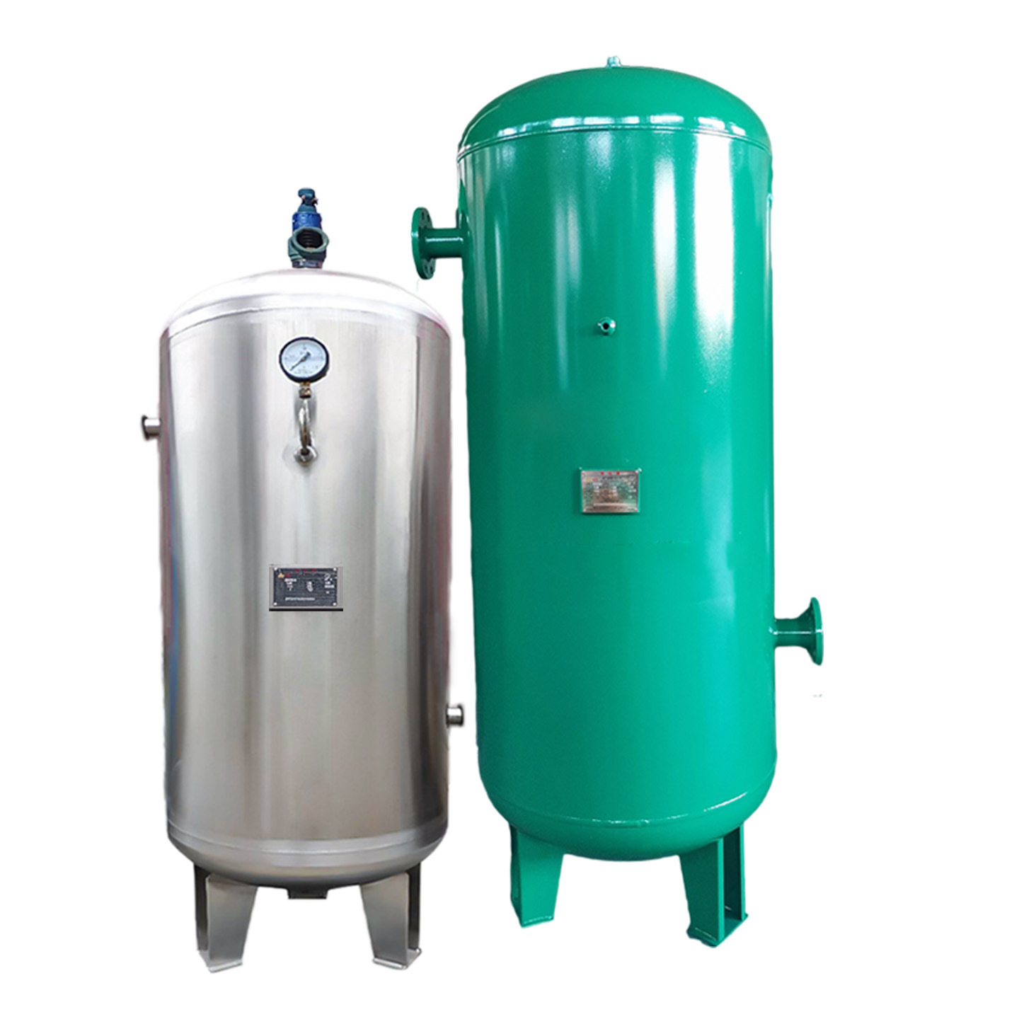 Gas storage tank vertical 1 cubic Shanghai century Shenjiang stainless steel pressure tank product certificate complete accessories