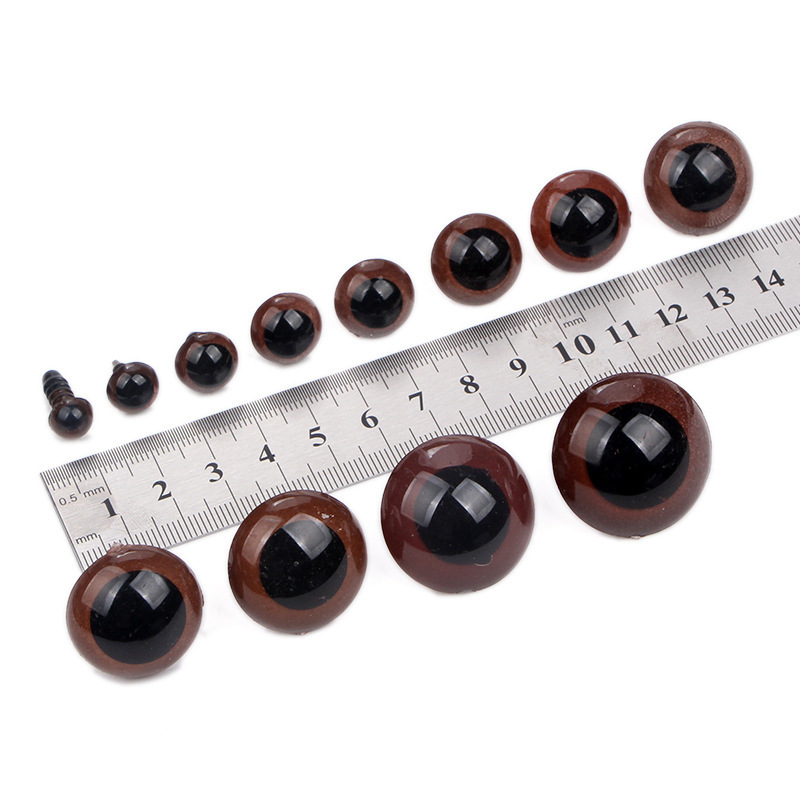 New Brown Crystal Eye Fabric Accessories Coffee Color Eyeball Tea Color Doll Toy Eye Accessories DIY Accessories