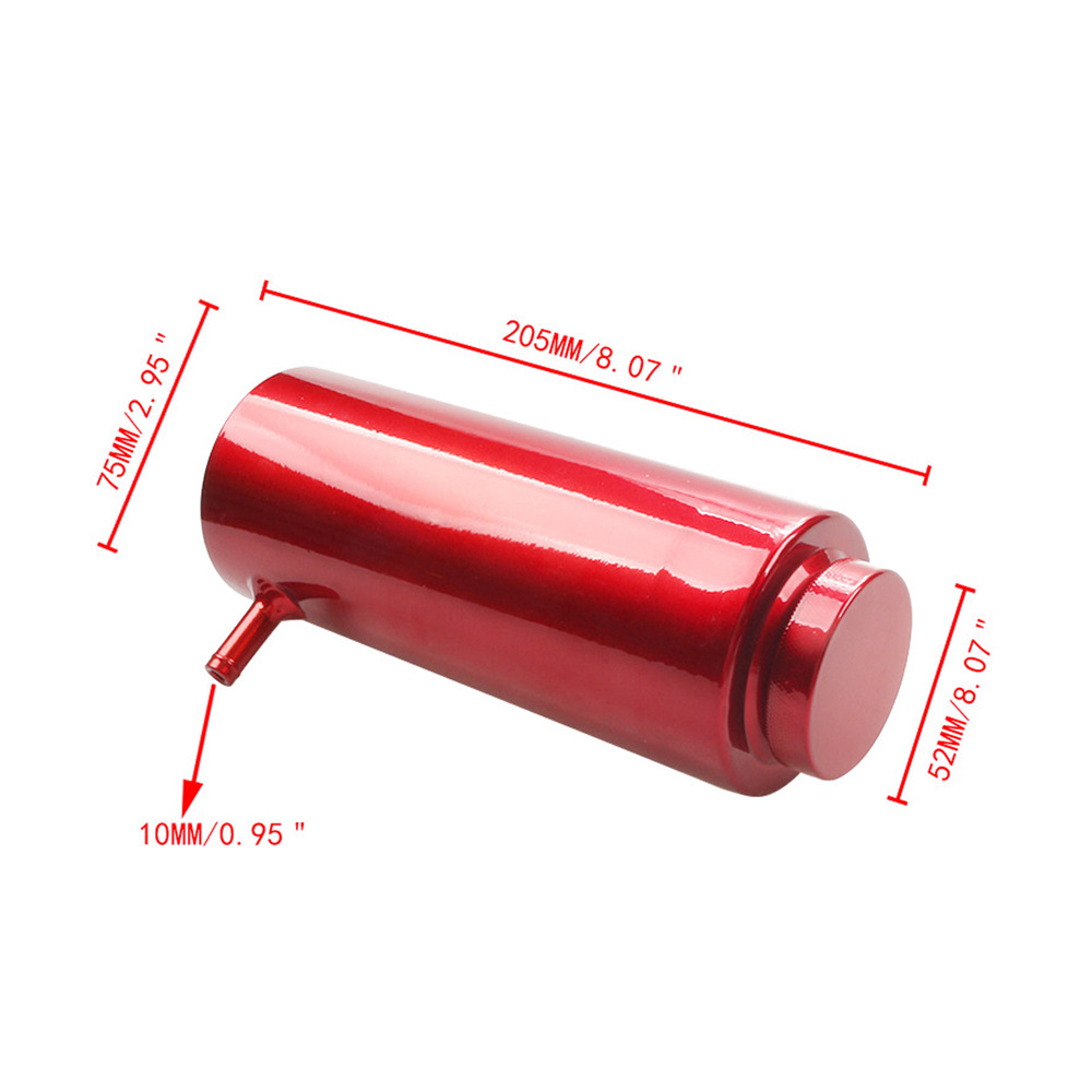 Factory Direct Sales Cross-Border Car Modification Water Tank 800ml Aluminum Alloy Cooling Pot Auxiliary Water Tank Overflow Water Bottle