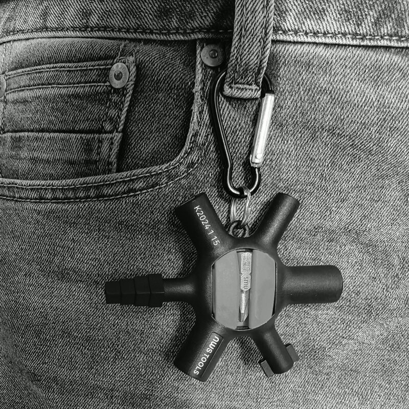 Nws Distribution Cabinet Key 15 in 1 Fifteen-In-One Control Cabinet Key Multi-Functional Coupling Star Wheel