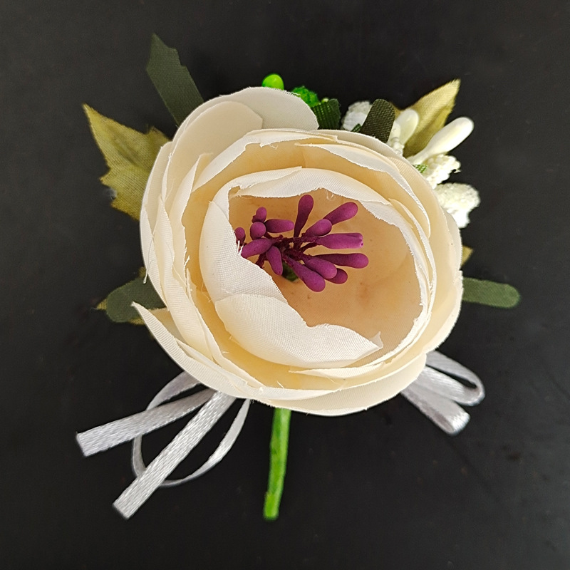 Mori Korean children's suit dress simulation corsage banquet opening guest wedding flower girl brooch a generation of hair