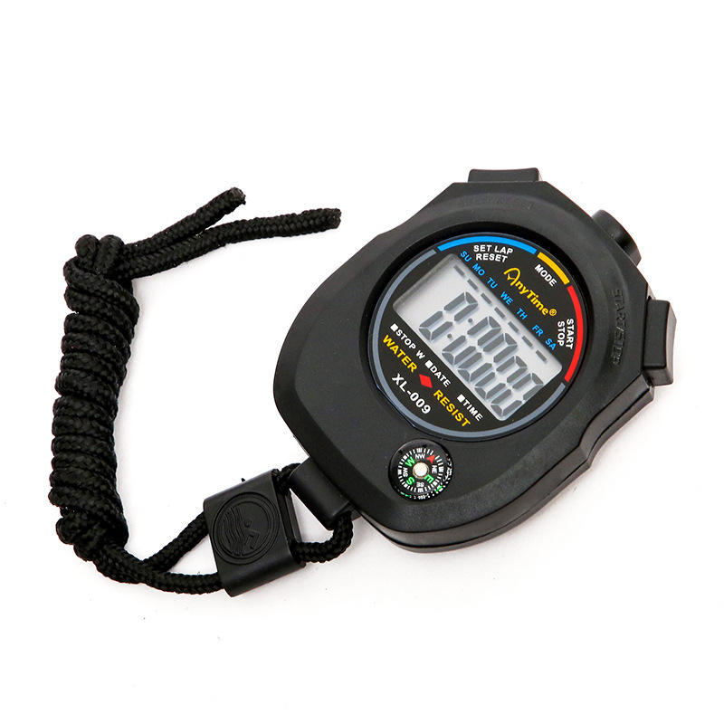 Multifunctional Stopwatch Timer 0.45kg Coach Fitness Digital Stopwatch Waterproof Competition Training with Compass