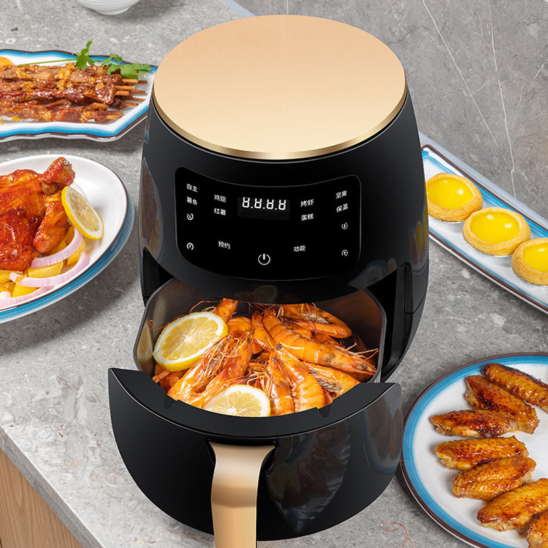 Airfryer Cross-Border Air Fryer Household Large-Capacity 110V Multi-Functional Fully Automatic Electric Fryer French Fries Machine