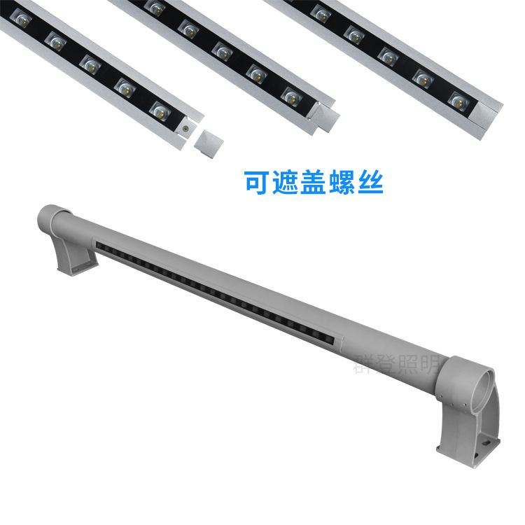 Engineering Low-Altitude Lighting Hidden Screw 24W Bridge Light Highway Fence High-Efficiency Led Guardrail Light