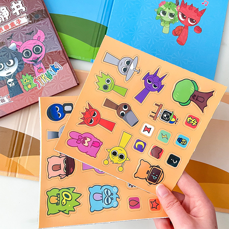 Shake the same rhythm box magnetic quiet book paste environmental protection girl DIY hand account quiet book free wholesale
