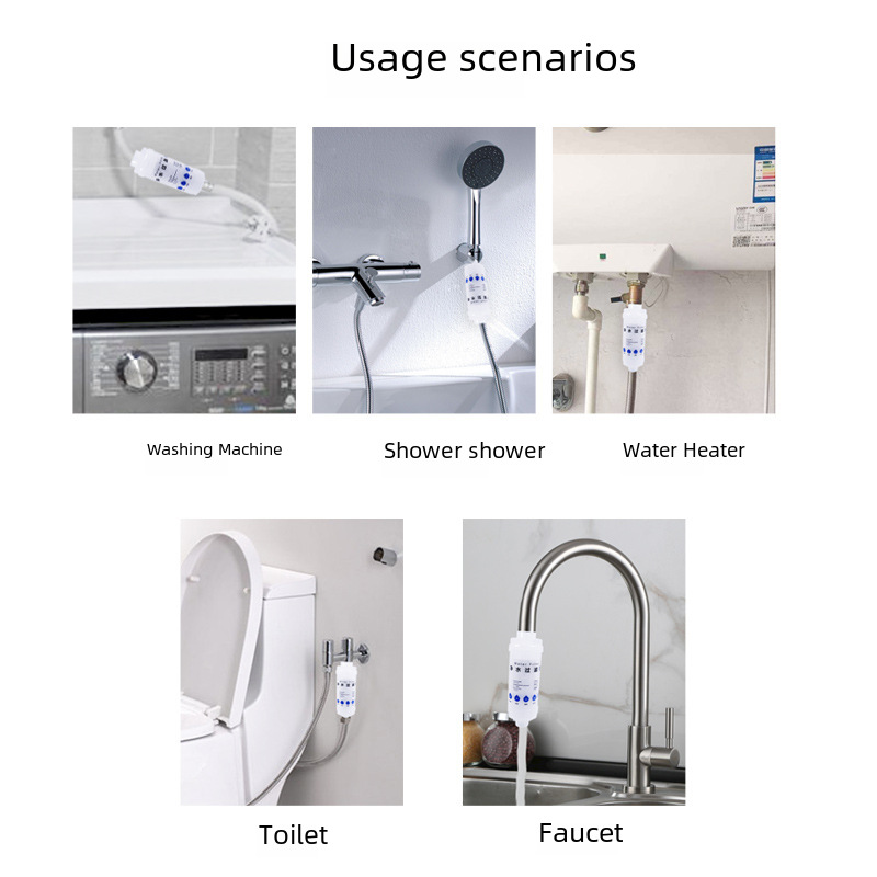 Integrated Pp Cotton Shower Transparent Pre-Filter Shower Toilet Water Heater Pre-Filter