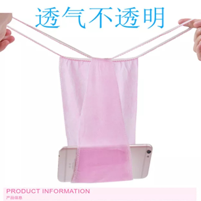 Factory wholesale disposable thong women's sweat steaming beauty salon non-woven sexy breathable sauna paper underwear