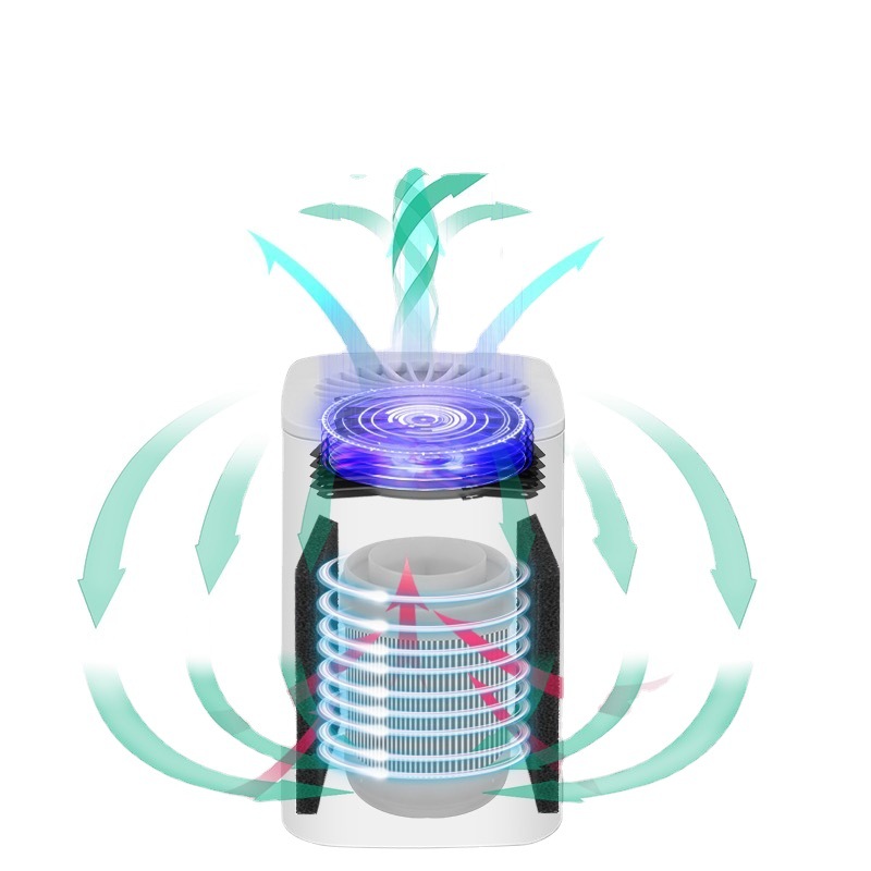 Air Purifier Household Car Blue Light Negative Ion Dust Removal Second-Hand Smoke Desktop Purifier Wholesale
