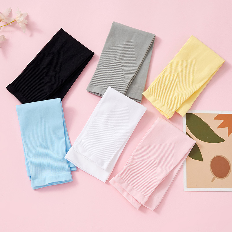 Children's Ice Sleeves Summer Outdoor Sun Protection Male and Female Students Cooling Anti-Uv Breathable Thin Sleeves Baby Ice Sleeves