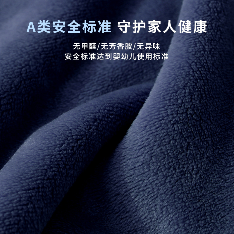 Drizzle Flannel Pillow Towel Thickened Simple Skin-Friendly Soft Dormitory Home Downstream Hot Model Dropshipping Wholesale