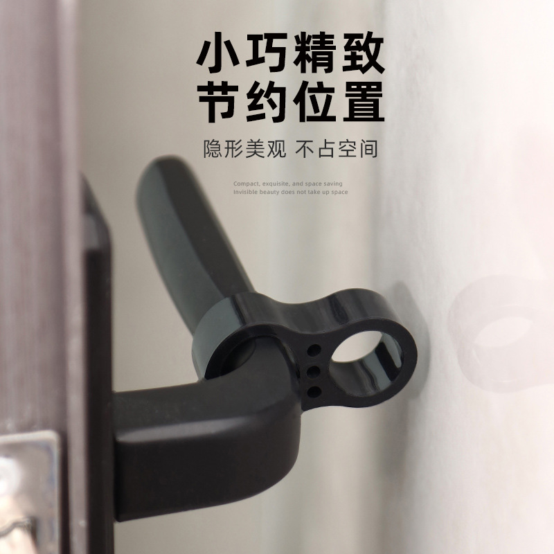 Door suction hole-free new door touch door rear anti-collision mat door handle door stop artifact bedroom door anti-collision ring