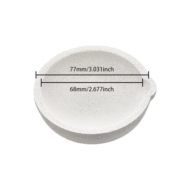 7 Pieces Complete Graphite Crucible Kit Durable Gold Silver Copper Torch Melting Kit Metal Casting and Making