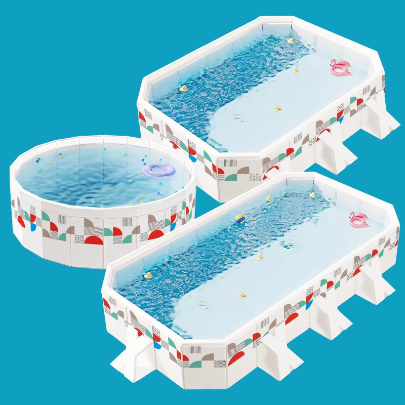 Children's Swimming Pool, Home Bathing Pool, Foldable Inflatable-Free Swimming Pool, Family Outdoor Children's Water Play, Parent-Child Interaction