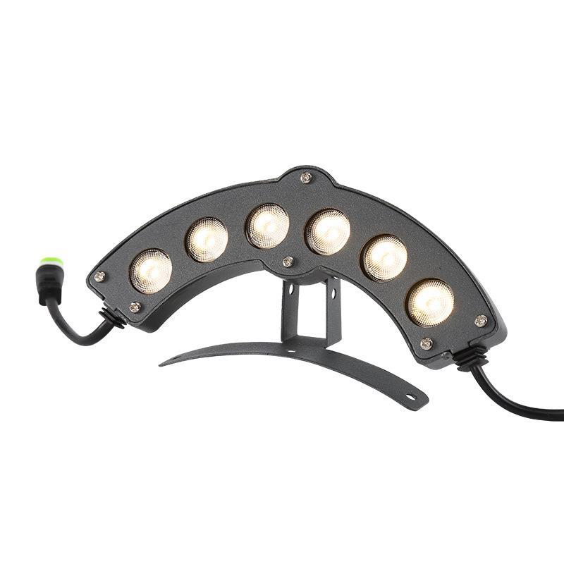 LED corrugated light 3W6W outdoor waterproof ancient building tile light engineering brightening Pavilion temple roof moon light