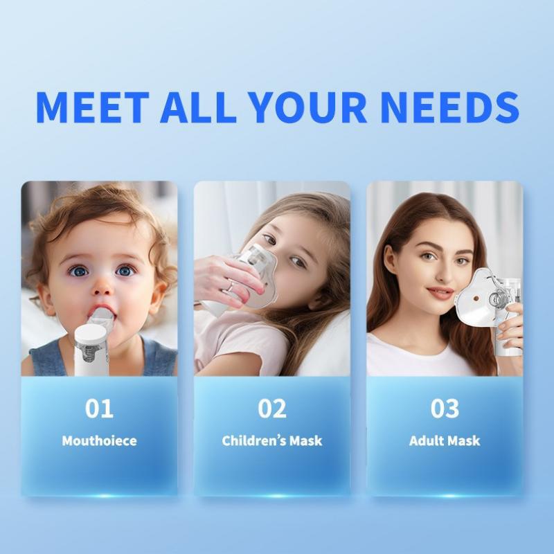 Sy308 Children's and Adults' Electronic Nebulizer Ultrasonic Micro Mesh Household Handheld Nebulizer Medical Nebulizer