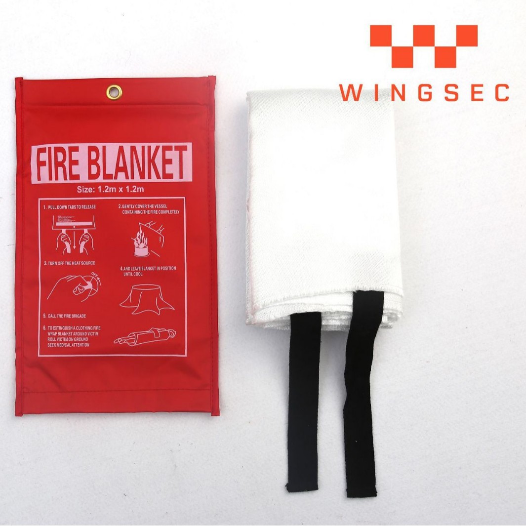 Fire Blanket Kitchen Flame-Retardant Fiberglass Fire Blanket High Temperature Resistant Outdoor Xf1205-2014 Certified Fireproof