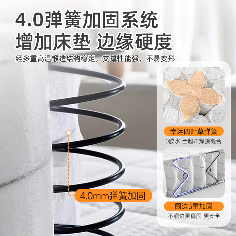 Menggongfang Mattress Simmons Master Bedroom Upgraded Memory Foam Mattress Five-Star Hotel Home Bedroom Spring Mattress